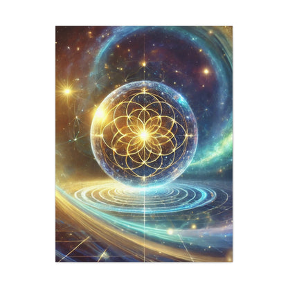 Sacred Geometry Art Canvas Ed. 56