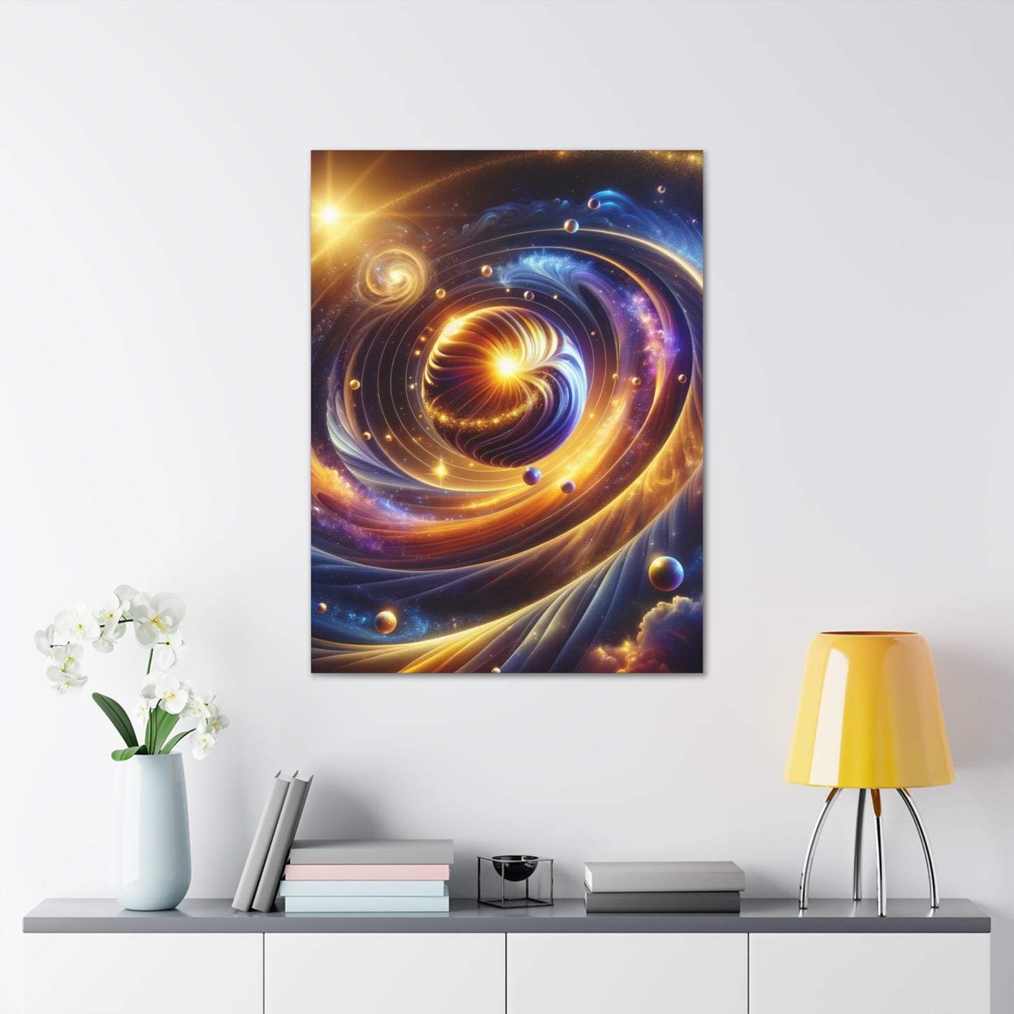 Energetic Orbs Art Canvas Ed. 5