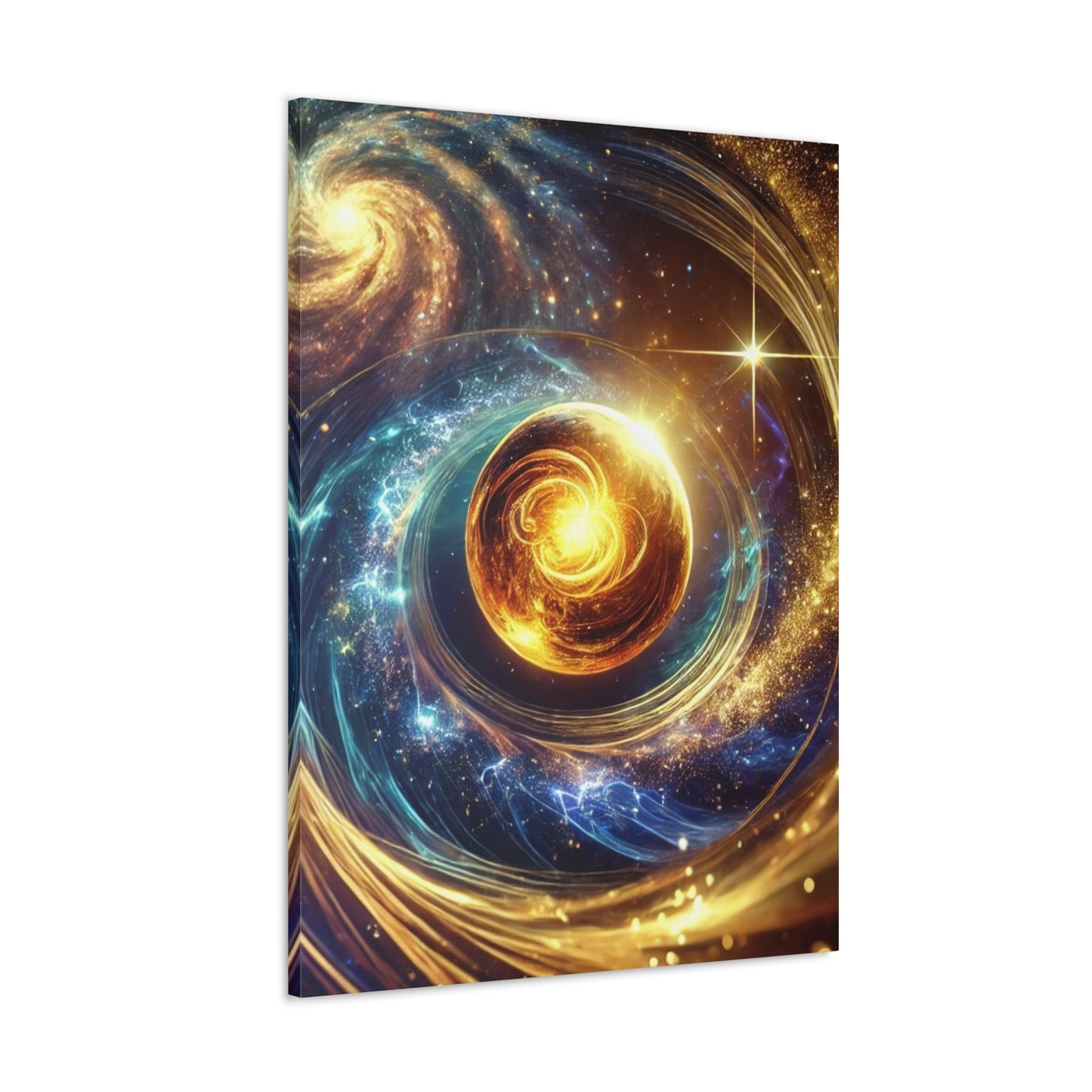 Energetic Orbs Art Canvas Ed. 7