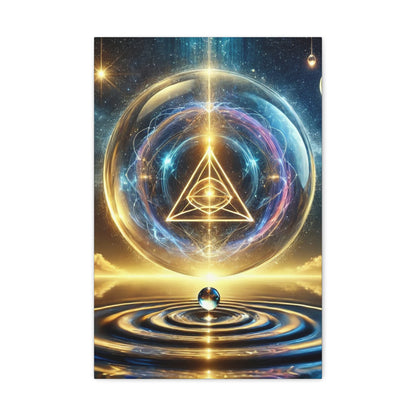 Sacred Geometry Art Canvas Ed. 33