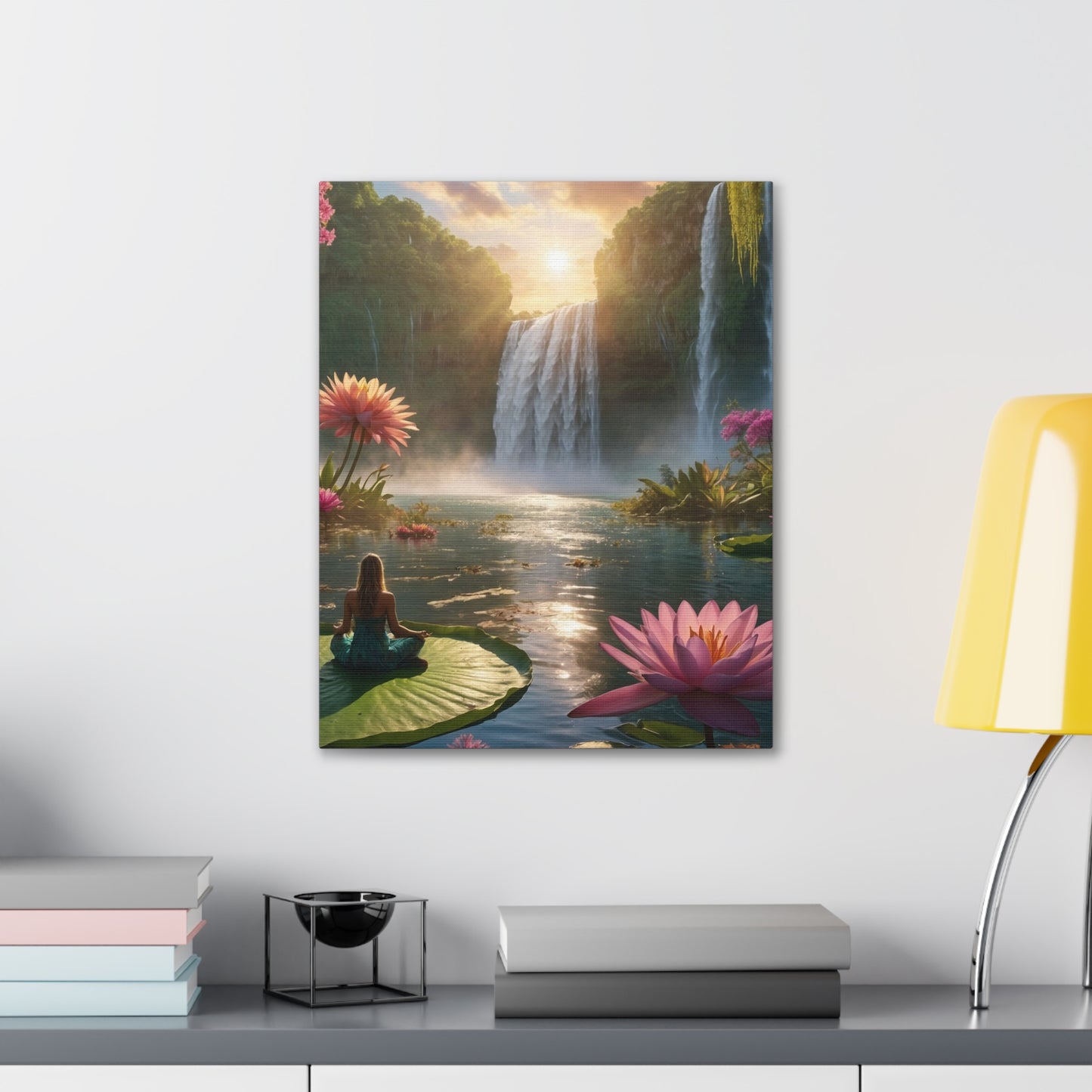 Blissful Lotus Art Canvas Ed. 12