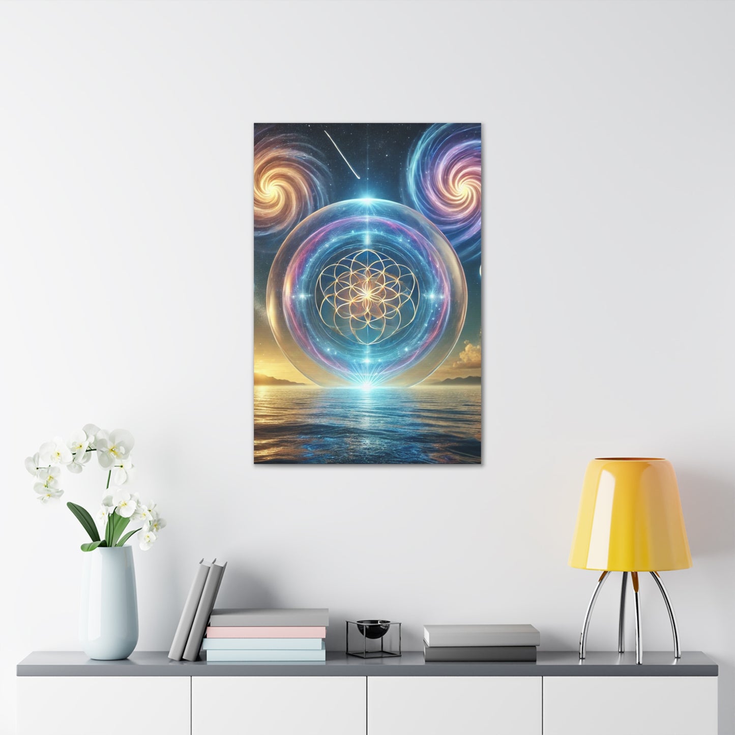 Sacred Geometry Art Canvas Ed. 19