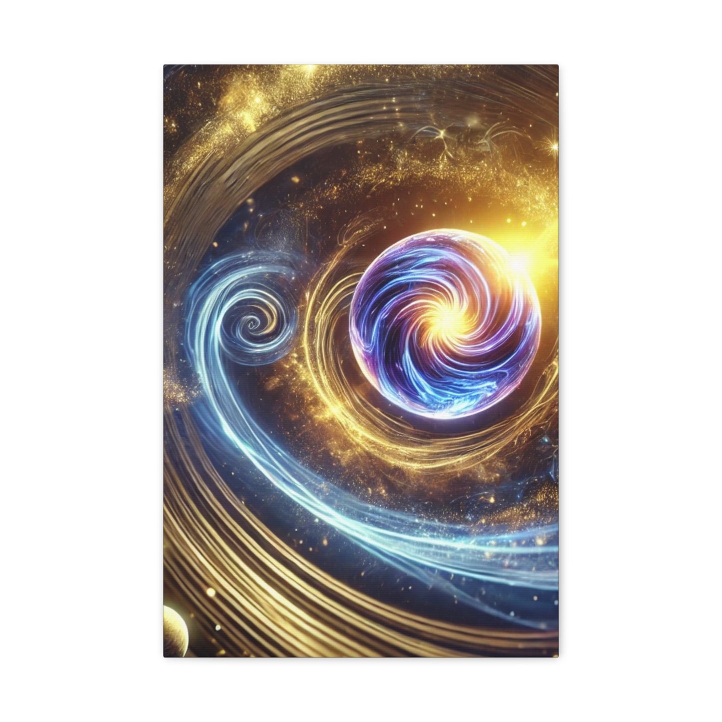 Energetic Orbs Art Canvas Ed. 15