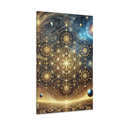 Sacred Geometry Art Canvas Ed. 76