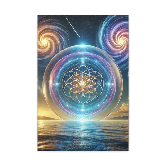 Sacred Geometry Art Canvas Ed. 19