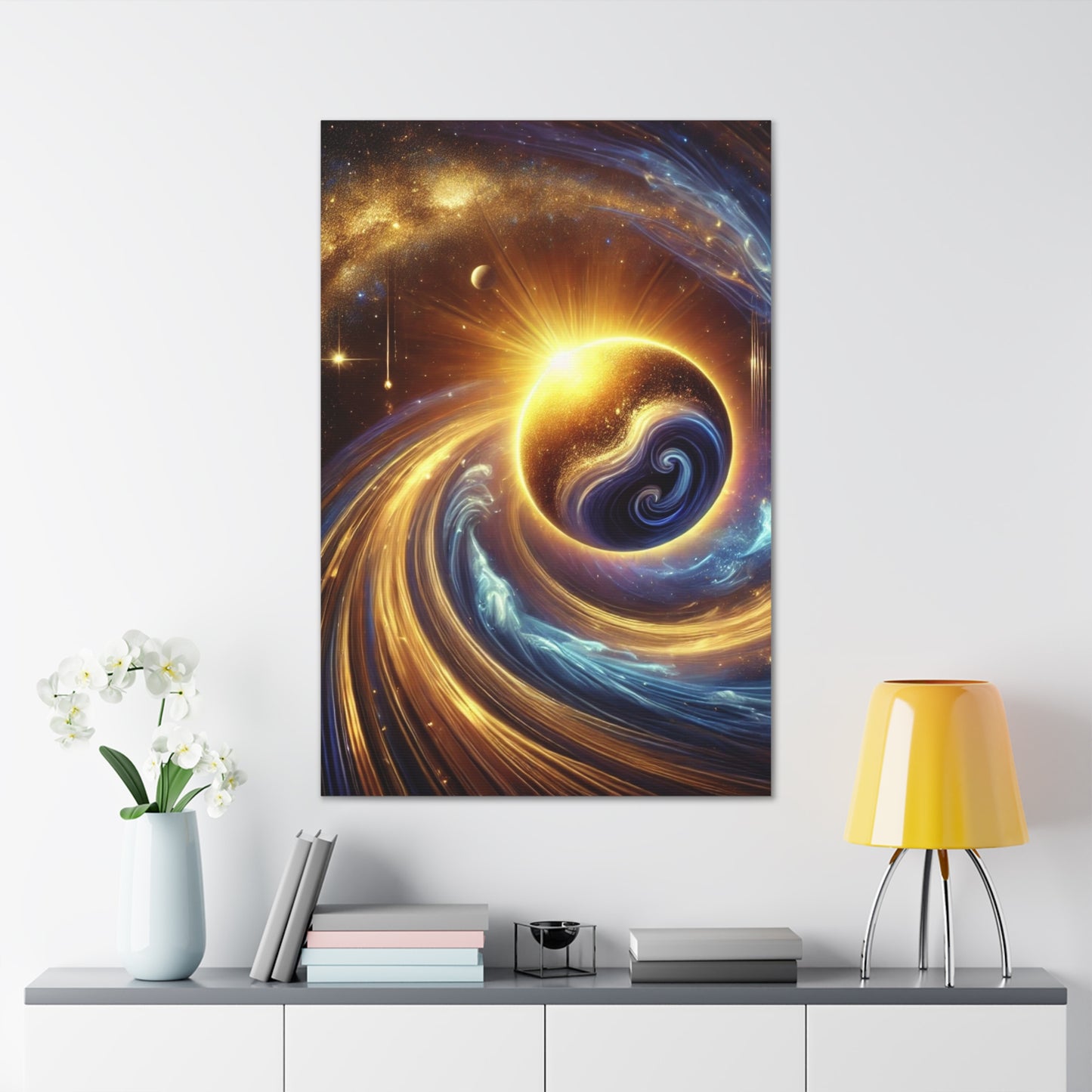 Energetic Orbs Art Canvas Ed. 17