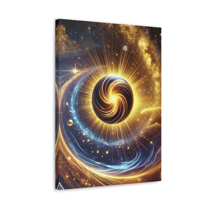 Energetic Orbs Art Canvas Ed. 13