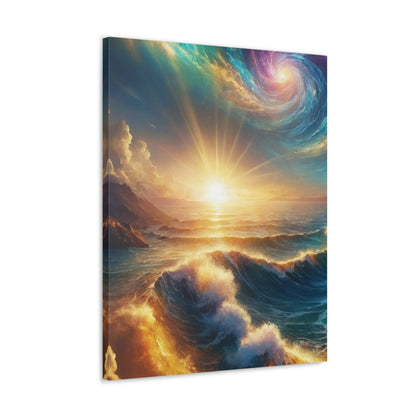 Serene Ocean Art Canvas Ed. 18