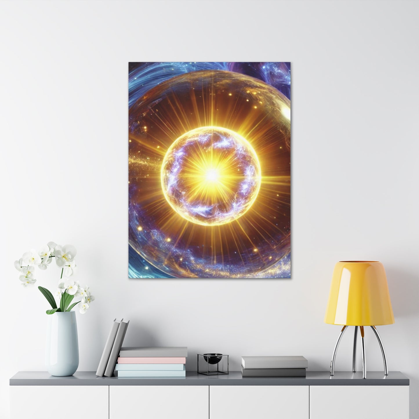 Energetic Orbs Art Canvas Ed. 12