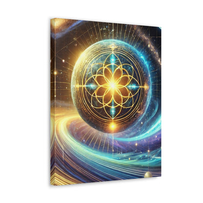 Sacred Geometry Art Canvas Ed. 55