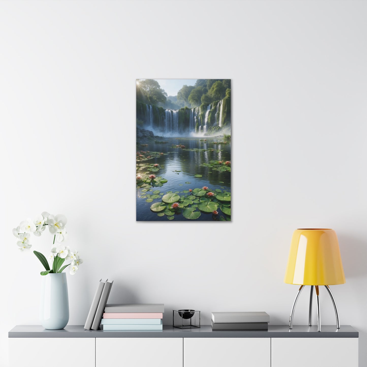 Majestic Waterfalls Art Canvas Ed. 7