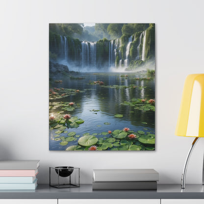 Majestic Waterfalls Art Canvas Ed. 7