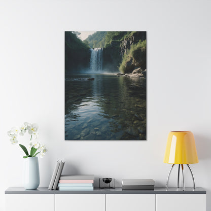 Majestic Waterfalls Art Canvas Ed. 8