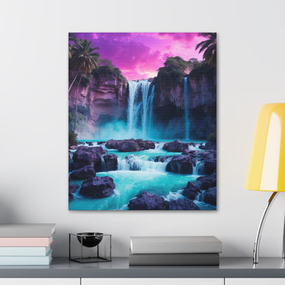 Majestic Waterfalls Art Canvas Ed. 30