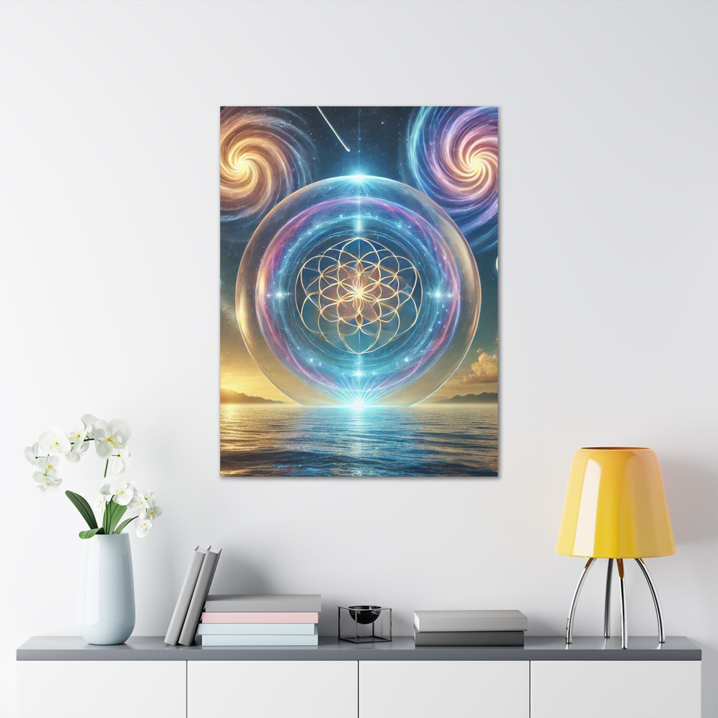 Sacred Geometry Art Canvas Ed. 19