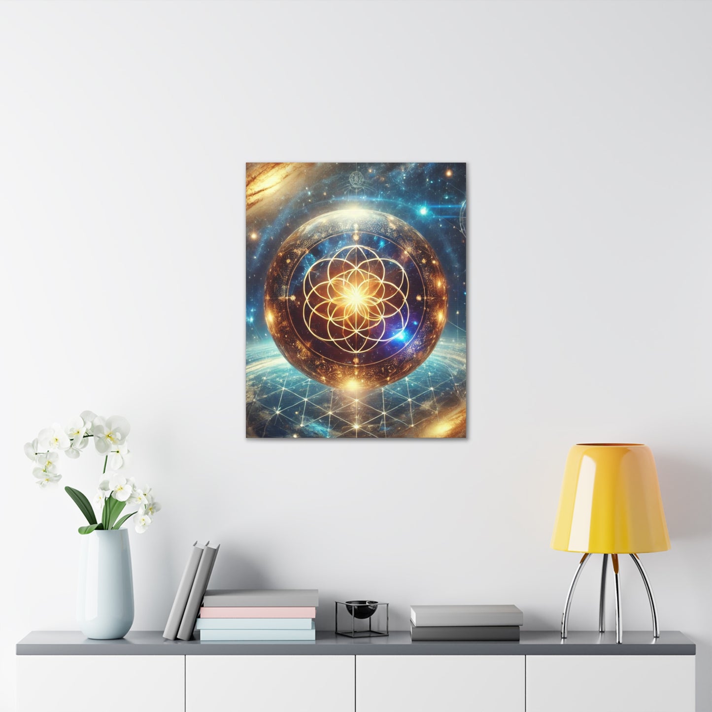 Sacred Geometry Art Canvas Ed. 53