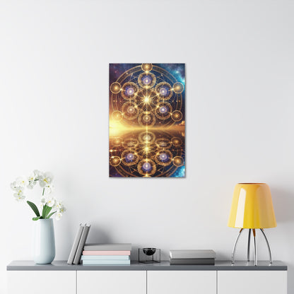 Sacred Geometry Art Canvas Ed. 95