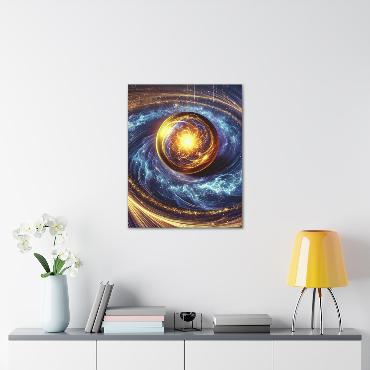 Energetic Orbs Art Canvas Ed. 10