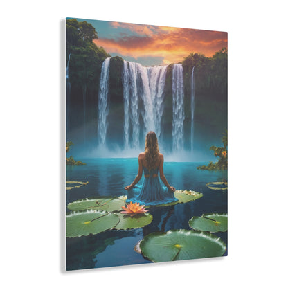 Blissful Lotus Acrylic Print Ed. 4