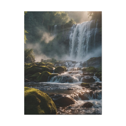 Majestic Waterfalls Art Canvas Ed. 15