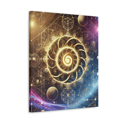 Sacred Geometry Art Canvas Ed. 65