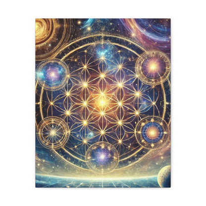 Sacred Geometry Art Canvas Ed. 74