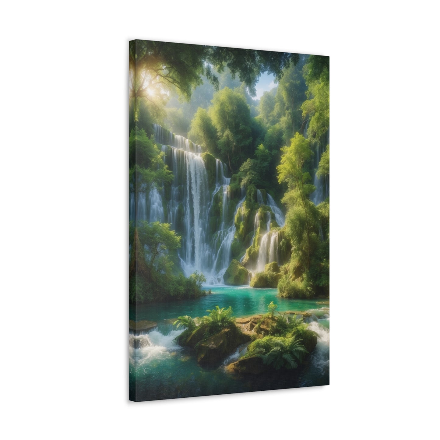 Majestic Waterfalls Art Canvas Ed. 3