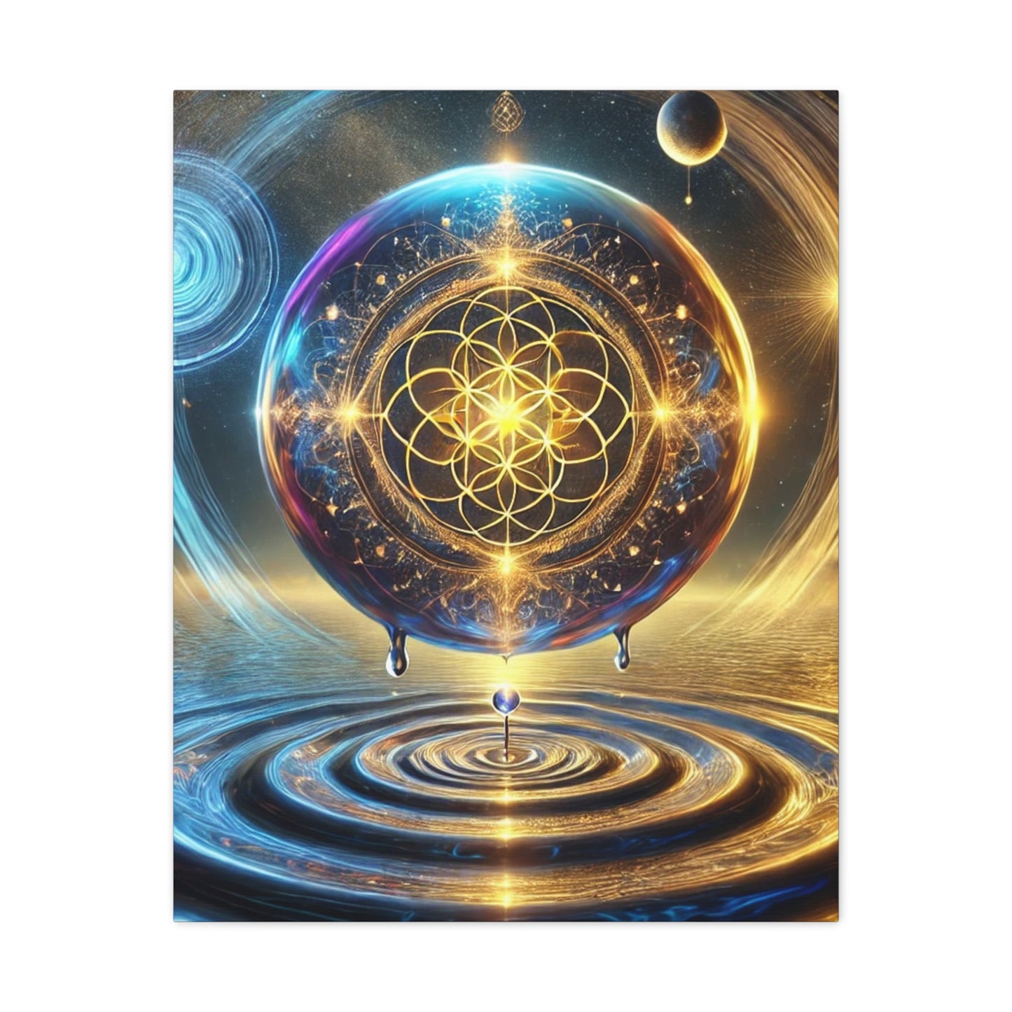 Sacred Geometry Art Canvas Ed. 25