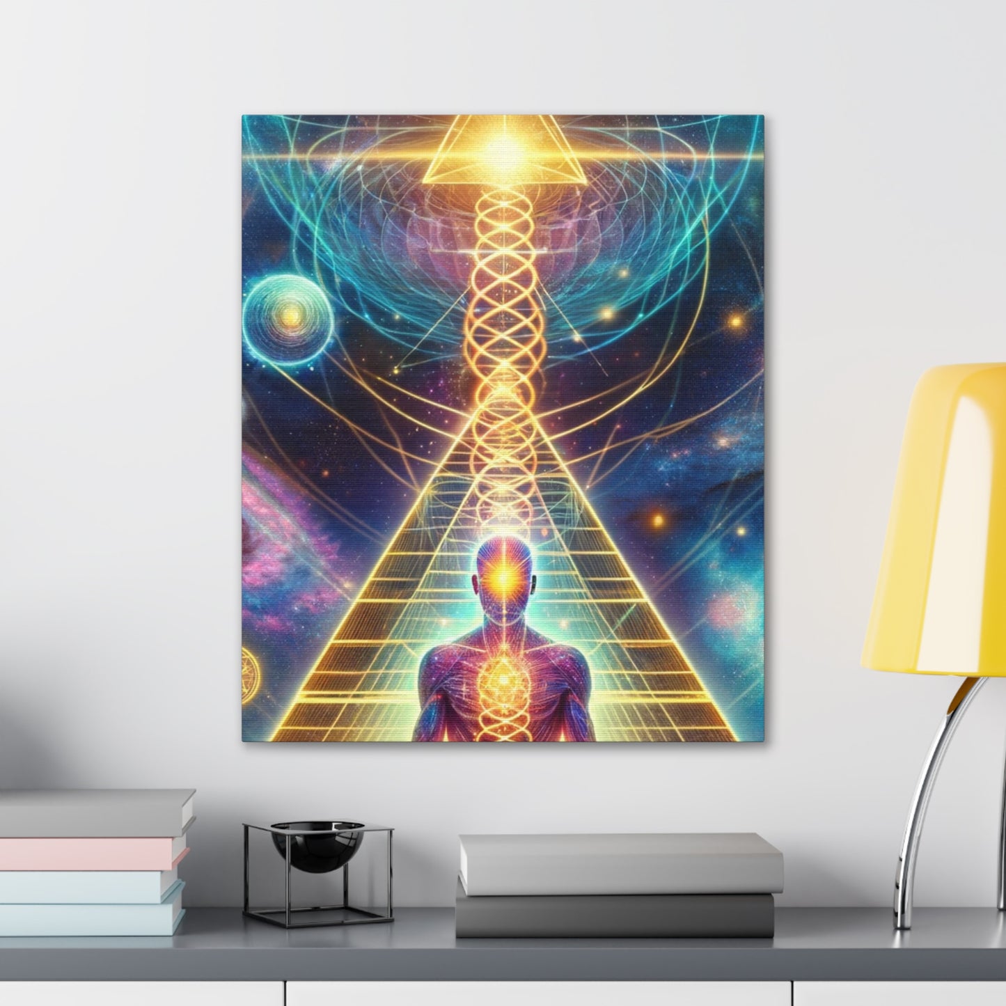 Quantum Entanglement Art Canvas Ed. 19