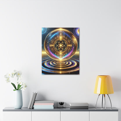 Sacred Geometry Art Canvas Ed. 26