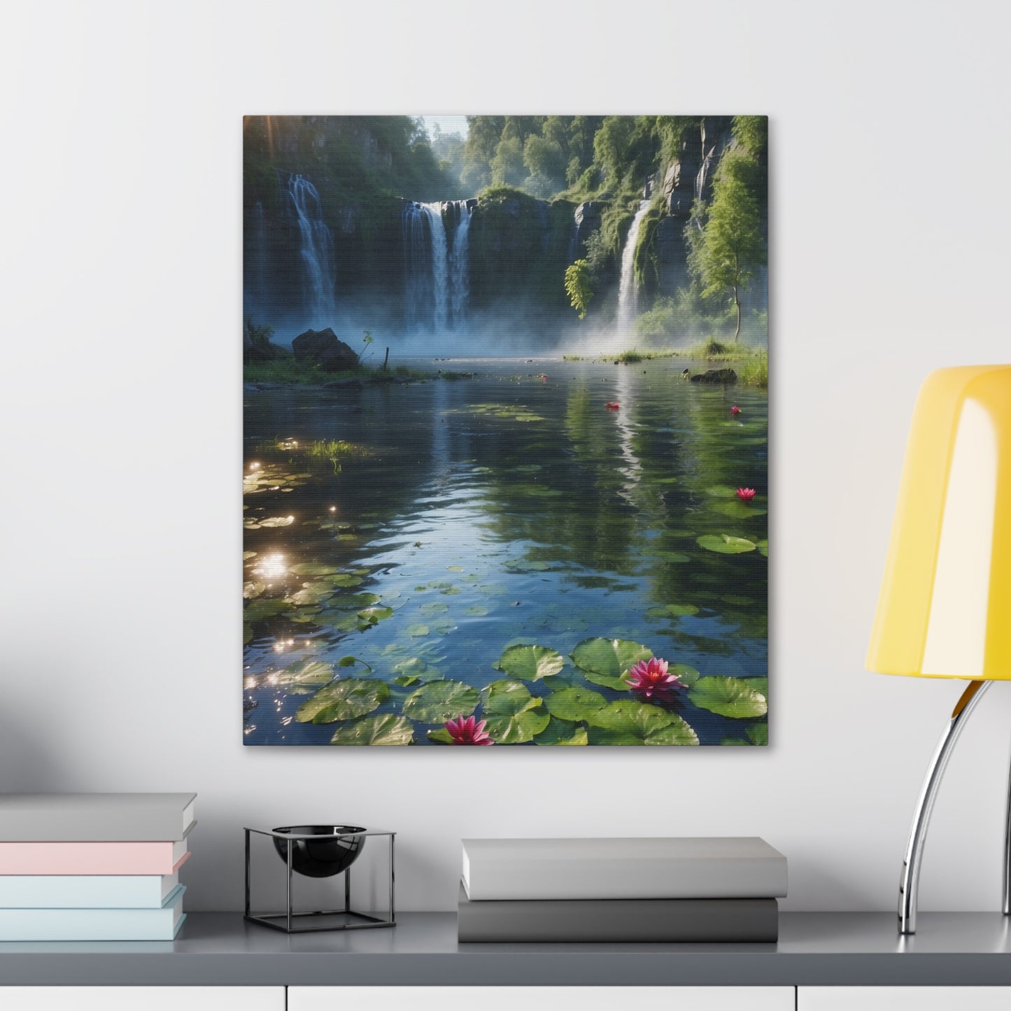 Majestic Waterfalls Art Canvas Ed. 6