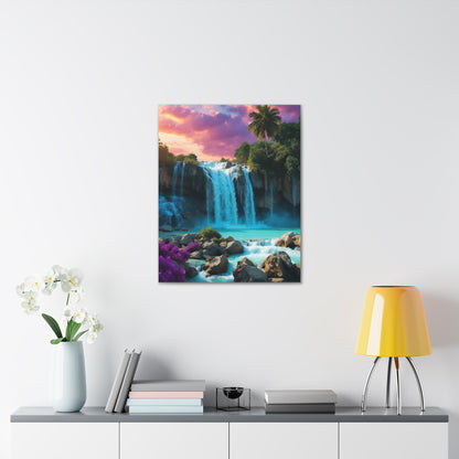 Majestic Waterfalls Art Canvas Ed. 34