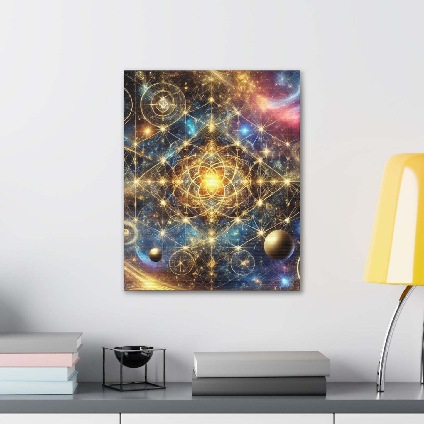 Sacred Geometry Art Canvas Ed. 72