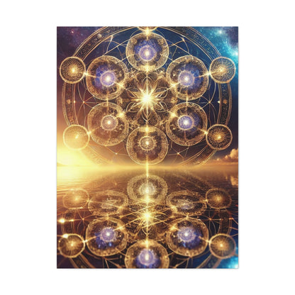 Sacred Geometry Art Canvas Ed. 95