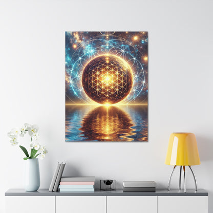 Sacred Geometry Art Canvas Ed. 52