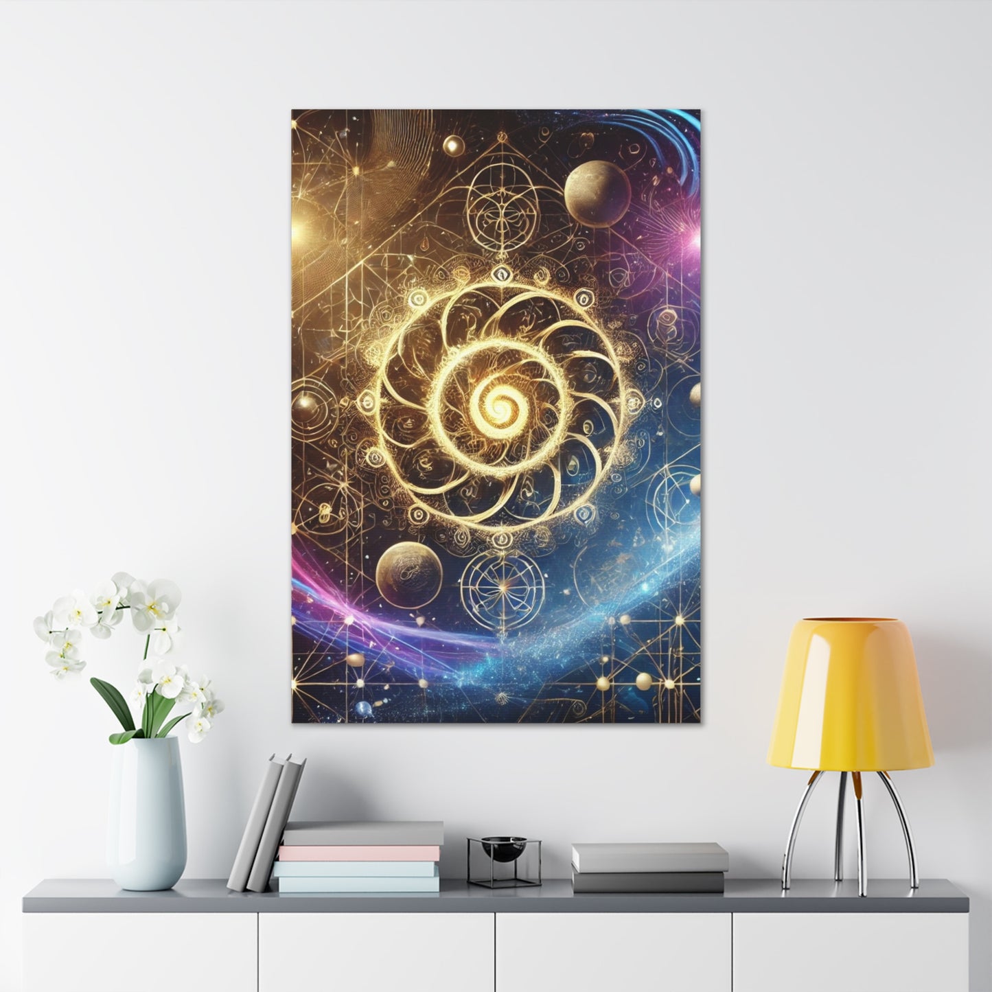 Sacred Geometry Art Canvas Ed. 65