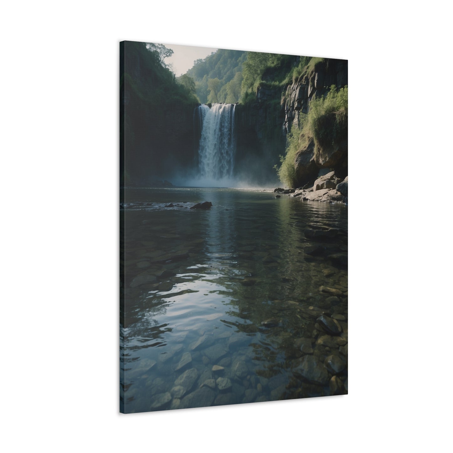 Majestic Waterfalls Art Canvas Ed. 8