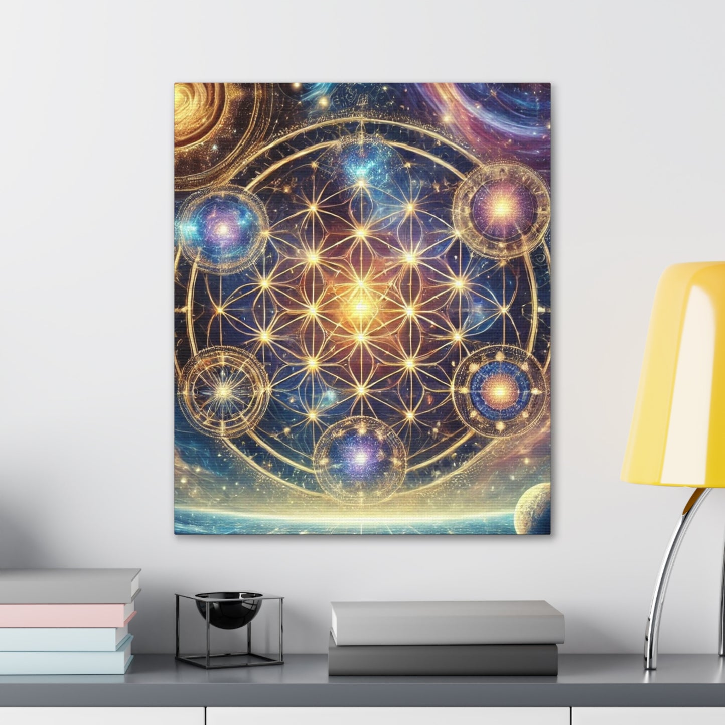 Sacred Geometry Art Canvas Ed. 74