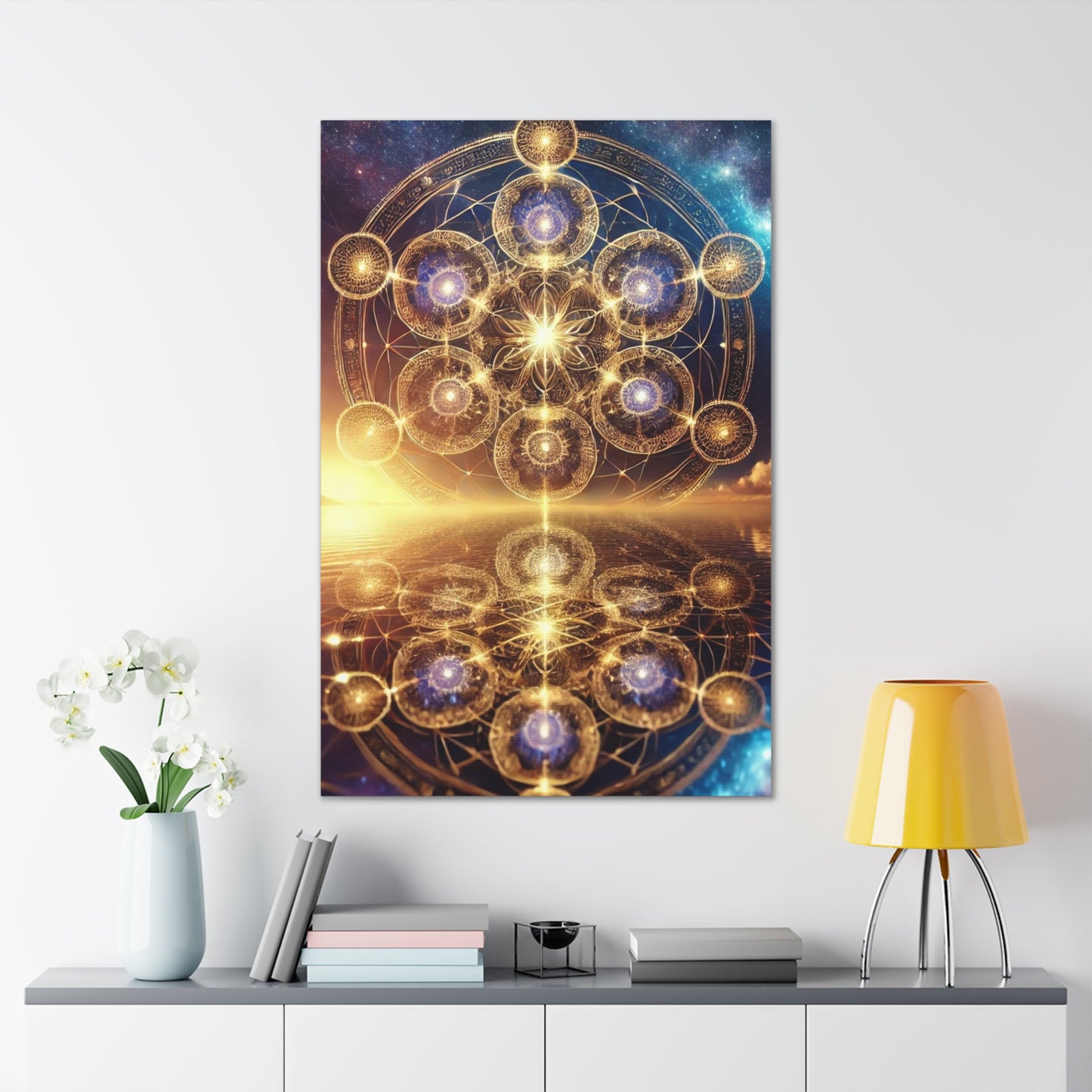 Sacred Geometry Art Canvas Ed. 95