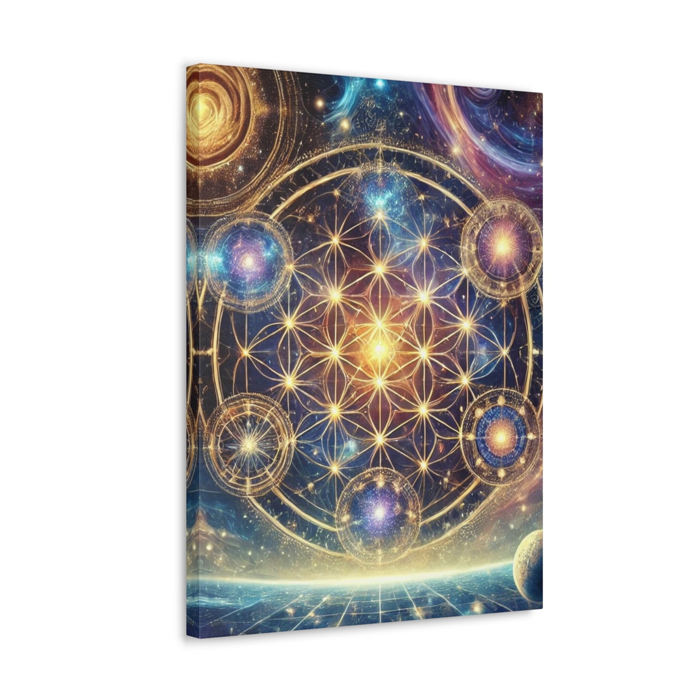 Sacred Geometry Art Canvas Ed. 74