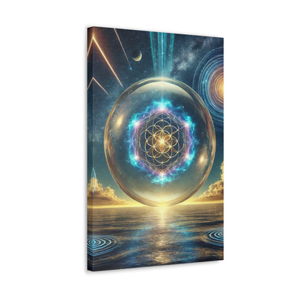 Sacred Geometry Art Canvas Ed. 18