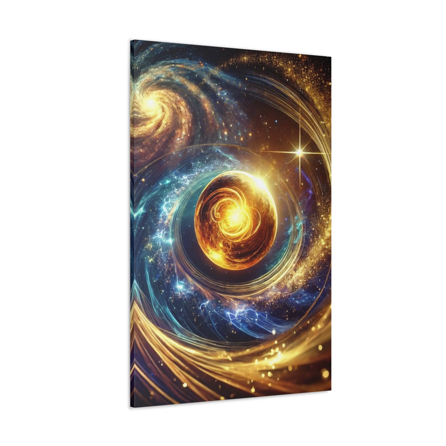 Energetic Orbs Art Canvas Ed. 7