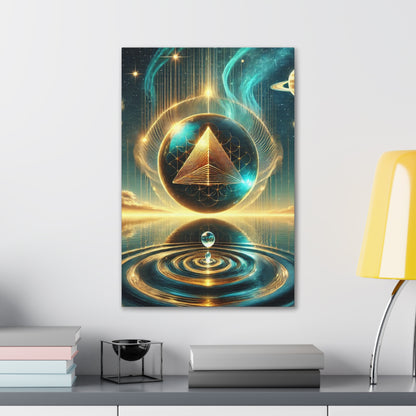 Sacred Geometry Art Canvas Ed. 35