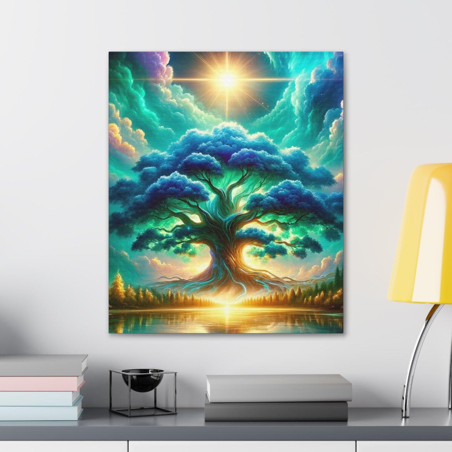 Trees of Light Art Canvas Ed. 13