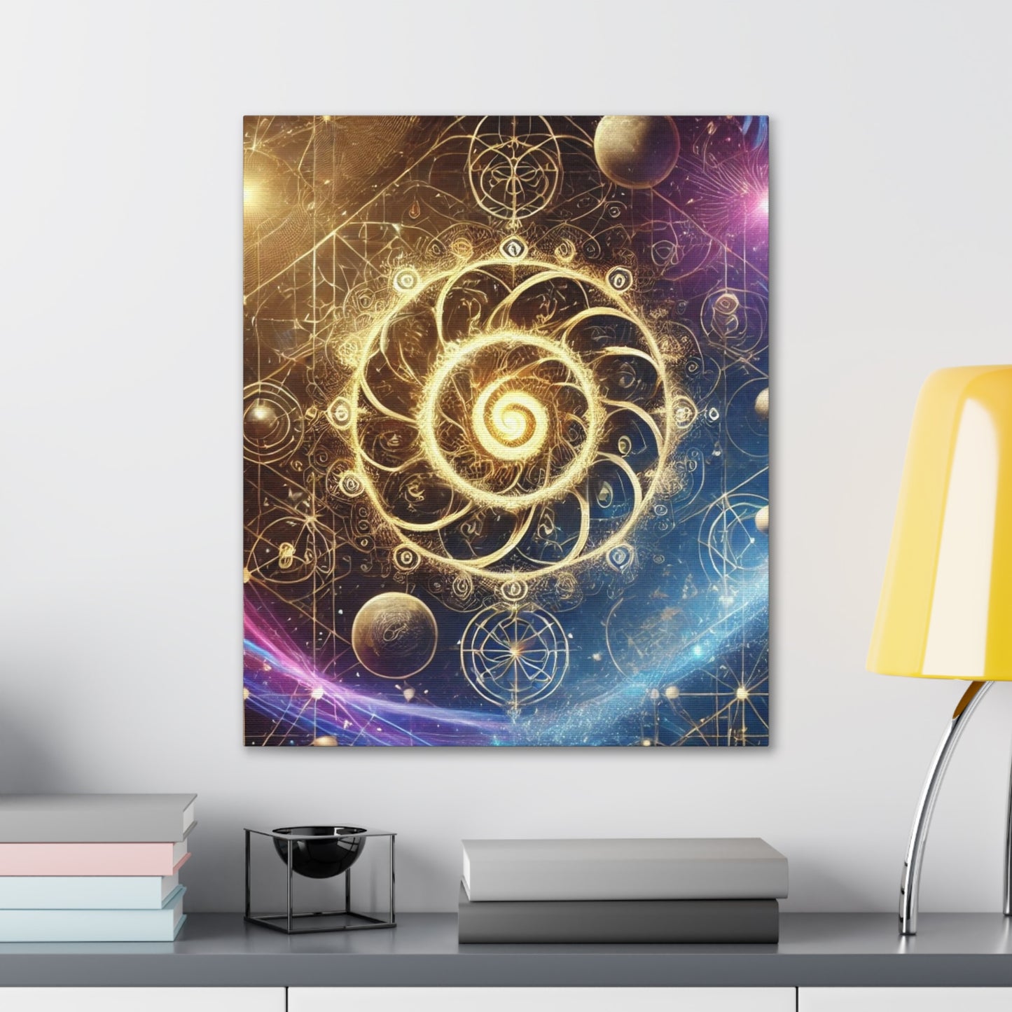 Sacred Geometry Art Canvas Ed. 65