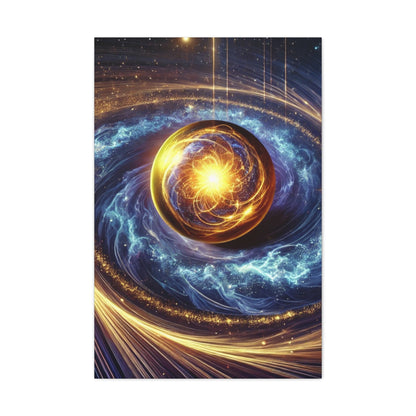 Energetic Orbs Art Canvas Ed. 10