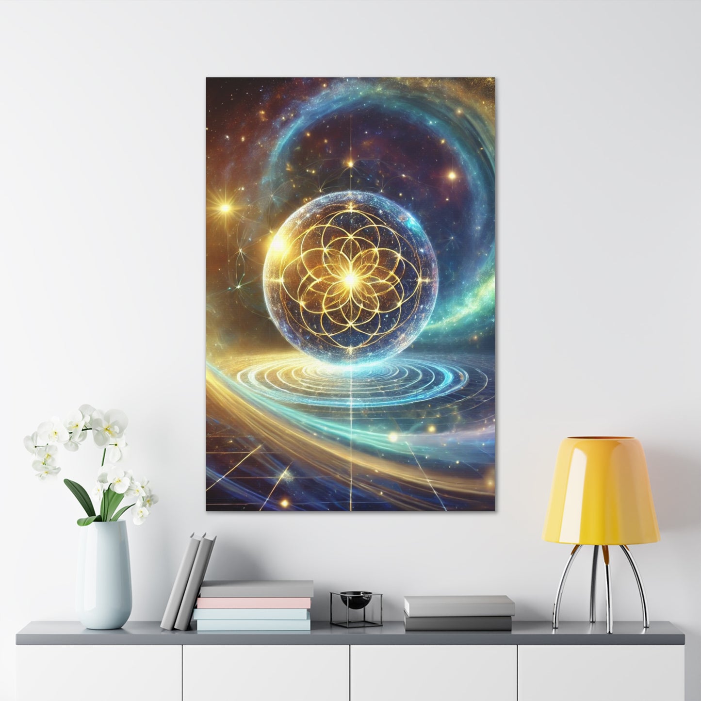 Sacred Geometry Art Canvas Ed. 56