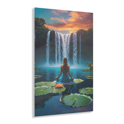 Blissful Lotus Acrylic Print Ed. 4