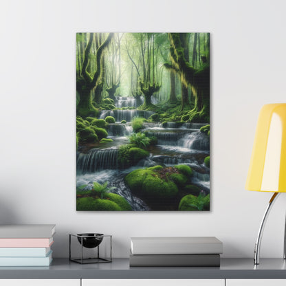 Majestic Waterfalls Art Canvas Ed. 1