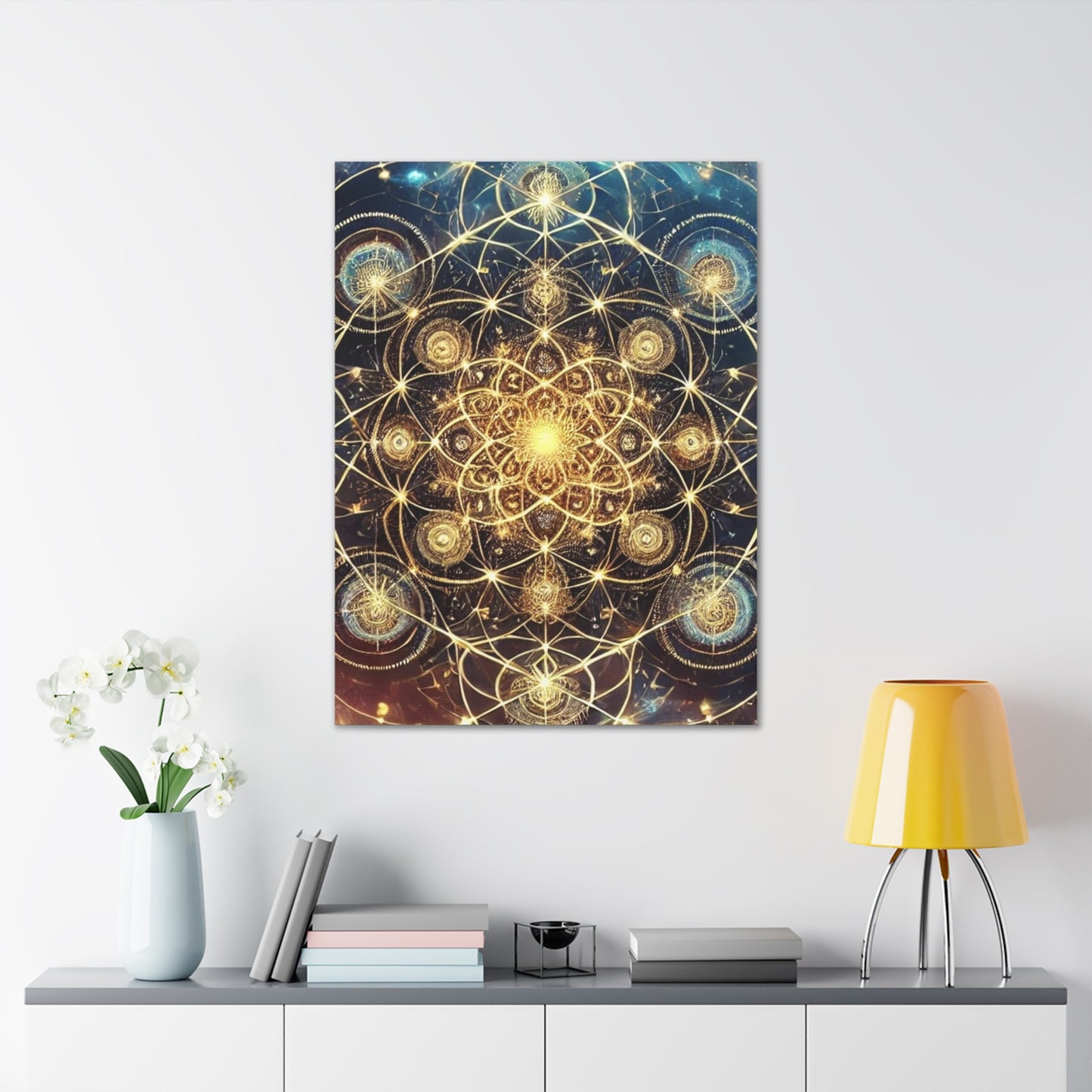 Sacred Geometry Art Canvas Ed. 75